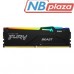 Модуль пам'яті для комп'ютера DDR5 16GB 5200 MHz Beast RGB AM5 Black Kingston Fury (ex.HyperX) (KF552C36BBEA-16)