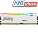Модуль пам'яті для комп'ютера DDR5 16GB 5600 MHz Beast White RGB Kingston Fury (ex.HyperX) (KF556C36BWEA-16)