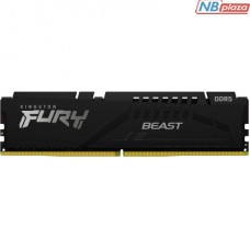 Модуль пам'яті для комп'ютера DDR5 16GB (2x8GB) 5600 MHz Beast Black Kingston Fury (ex.HyperX) (KF556C40BBK2-16)