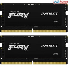 Модуль пам'яті для ноутбука SoDIMM DDR5 32GB (2x16GB) 6000 MHz Impact Kingston Fury (ex.HyperX) (KF560S38IBK2-32)