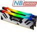 Модуль пам'яті для комп'ютера DDR5 32GB (2x16GB) 6400 MHz Renegade Silver RGB Kingston Fury (ex.HyperX) (KF564C32RSAK2-32)