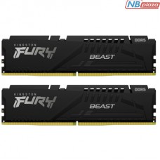 Модуль пам'яті для комп'ютера DDR5 32GB (2x16GB) 6800 MHz Beast Black EXPO Kingston Fury (ex.HyperX) (KF568C34BBEK2-32)