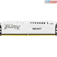 Модуль пам'яті для комп'ютера DDR5 16GB 6800 MHz Beast White XMP Kingston Fury (ex.HyperX) (KF568C34BW-16)