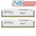 Модуль пам'яті для комп'ютера DDR5 32GB (2x16GB) 6800 MHz Beast White EXPO Kingston Fury (ex.HyperX) (KF568C34BWEK2-32)