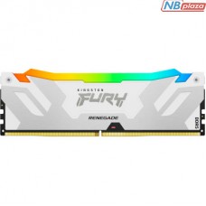 Модуль пам'яті для комп'ютера DDR5 16GB 7200 MHz Renegade RGB White XMP Kingston Fury (ex.HyperX) (KF572C38RWA-16)