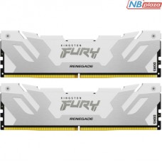 Модуль пам'яті для комп'ютера DDR5 32GB (2x16GB) 7200 MHz Renegade White XMP Kingston Fury (ex.HyperX) (KF572C38RWK2-32)