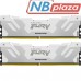Модуль пам'яті для комп'ютера DDR5 32GB (2x16GB) 7600 MHz Renegade White XMP Kingston Fury (ex.HyperX) (KF576C38RWK2-32)