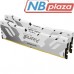 Модуль пам'яті для комп'ютера DDR5 32GB (2x16GB) 7600 MHz Renegade White XMP Kingston Fury (ex.HyperX) (KF576C38RWK2-32) Модуль пам'яті для комп'ютера DDR5 32GB (2x16GB) 7600 MHz Renegade White XMP Kingston Fury (ex.HyperX) (KF576C38RWK2-32)