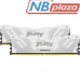 Модуль пам'яті для комп'ютера DDR5 32GB (2x16GB) 7600 MHz Renegade White XMP Kingston Fury (ex.HyperX) (KF576C38RWK2-32) Модуль пам'яті для комп'ютера DDR5 32GB (2x16GB) 7600 MHz Renegade White XMP Kingston Fury (ex.HyperX) (KF576C38RWK2-32)