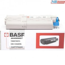 Тонер-картридж BASF OKI C532/542, MC563/573 Cyan 46490607 (KT-46490607)