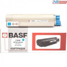 Тонер-картридж BASF OKI C5650/5750 Cyan 43872307/43872323 (KT-C5650C)
