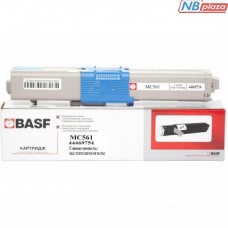 Тонер-картридж BASF OKI C510/511/530 Cyan 44469754 (KT-MC561C)
