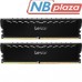 Модуль пам'яті для комп'ютера DDR4 16GB (2x8GB) 3600 MHz THOR Black Lexar (LD4U08G36C18LG-RGD)