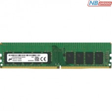 Модуль пам'яті для сервера Micron DDR4 ECC UDIMM 16GB 1Rx8 3200 CL22 (16Gbit) (Single Pack) (MTA9ASF2G72AZ-3G2R)