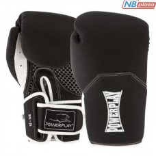 Боксерские перчатки PowerPlay 3011 12oz Black/White (PP_3011_12oz_Bl/White)