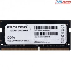 Модуль пам'яті для ноутбука SoDIMM DDR4 8GB 3200 MHz Prologix (PRO8GB3200D4S)