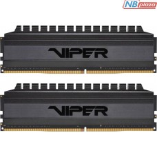 Модуль памяти для компьютера DDR4 16GB (2x8GB) 3000 MHz Viper Blackout Patriot (PVB416G300C6K)