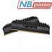 Модуль памяти для компьютера DDR4 16GB (2x8GB) 3600 MHz Viper 4 Blackout Patriot (PVB416G360C8K)