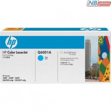 Картридж HP CLJ  124A Cyan, CLJ 1600/2600 (Q6001A)