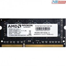 Модуль памяти для ноутбука SoDIMM DDR3L 8GB 1600 MHz AMD (R538G1601S2SL-U)