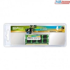 Модуль пам'яті для ноутбука SoDIMM DDR3L 4GB 1600 MHz Silicon Power (SP004GLSTU160N02)
