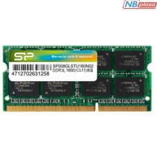 Модуль пам'яті для ноутбука SoDIMM DDR3L 8GB 1600 MHz Silicon Power (SP008GLSTU160N02)