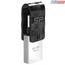 USB флеш накопитель Silicon Power 64GB Mobile C31 USB 3.1 / USB Type-C (SP064GBUC3C31V1K)
