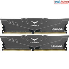 Модуль пам'яті для комп'ютера DDR4 16GB (2x8GB) 3600 MHz Vulcan Z Gray Team (TLZGD416G3600HC18JDC01)