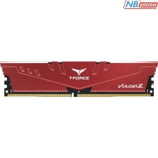 Модуль памяти для компьютера DDR4 16GB 3200 MHz T-Force Vulcan Z Red Team (TLZRD416G3200HC16F01)
