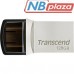 USB флеш накопитель Transcend 128GB JetFlash 890 Silver USB 3.1/Type-C (TS128GJF890S)