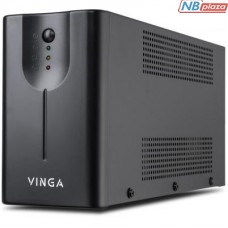 Источник бесперебойного питания Vinga LED 600VA metal case with USB+RJ11 (VPE-600MU)
