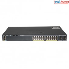 WS-C2960X-24PS-L Коммутатор Cisco Catalyst 2960-X, LAN Base, 24-Port, managed, 370W PoE+ WS-C2960X-24PS-L