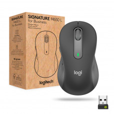 Мишка Logitech Signature M650 L Wireless Mouse for Business Graphite (910-006348) Мишка Logitech Signature M650 L Wireless Mouse for Business Graphite (910-006348)