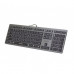 Клавіатура A4Tech FX60 USB Grey White backlit