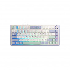 Клавіатура Aula F75 Gasket Greywood V3 switch Hot-Swap PBT Wireless/Bluetooth/USB White (6948391208640)