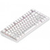 Клавіатура Dark Project ALU81 Terra Nostra PBT RGB Mech G3MS Moonstone White (DPKB_NOSTRA_81_ANSI_WHITE_UA)