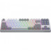 Клавіатура Hator Rockfall 3 Mecha TKL QMK/VIA Orange Wireless White (HTK851UA)