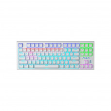 Клавіатура Aula F3032 White keycaps plus 21 Yellow keys KRGD Brown USB UA White (6948391201757)