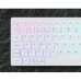 Клавіатура Canyon HKB-W11 Slim Dual Mode Wireless/Bluetooth RGB UA White (CNS-HBTK11W)
