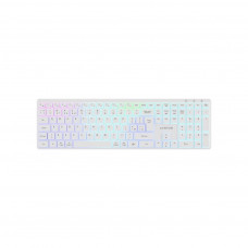Клавіатура Canyon HKB-W11 Slim Dual Mode Wireless/Bluetooth RGB UA White (CNS-HBTK11W)