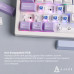 Клавіатура Ajazz AK650 Flying Fish Switch Purple RGB USB/Wireless/Bluetooth UA Purple (AK650-FF-PWB)