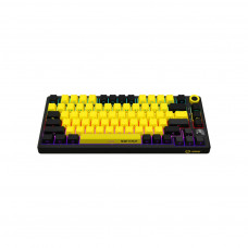 Клавіатура Lorgar KBP7075W Pro RGB Wireless/Bluetooth/USB UA Black/yellow (LRG-KBP7075W-YL-US) Клавіатура Lorgar KBP7075W Pro RGB Wireless/Bluetooth/USB UA Black/yellow (LRG-KBP7075W-YL-US)