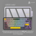 Клавіатура Ajazz AK820 MAX PLUS Daydream Switch RGB Wireless/Bluetooth/USB Black (AK820MAX-DD-BGY)