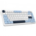 Клавіатура Ajazz AK820 MAX PLUS Daydream Switch RGB Wireless/Bluetooth/USB White (AK820MAX-DD-BWD)