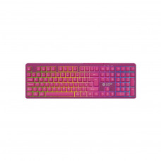 Клавіатура Canyon Fortnax Bluetooth/Wireless/ USB UA Pink (CND-SKBW2)