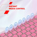 Клавіатура Canyon OnType 10 TKL Mechanical Silent Low-profile USB UA Pink (CNS-HKB10P)
