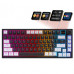 Клавіатура GamePro Asgard Valhalla Pro MK160B-D-Pro Rainy Switch Wireless/Bluetooth/USB UA Black (MK160B-D-Pro)