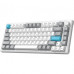 Клавіатура GamePro Asgard Yord Wireless/Bluetooth/USB UA White (MK266WH)