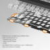 Клавіатура Ajazz AK980 MAX Magnetic Switch USB UA White/Blue (AK980-MAX-M-BWDB)