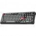 Клавіатура GamePro Asgard Drakkar Keychron Super Red Switch Wireless/Bluetooth/USB UA Black (MK305BK)
